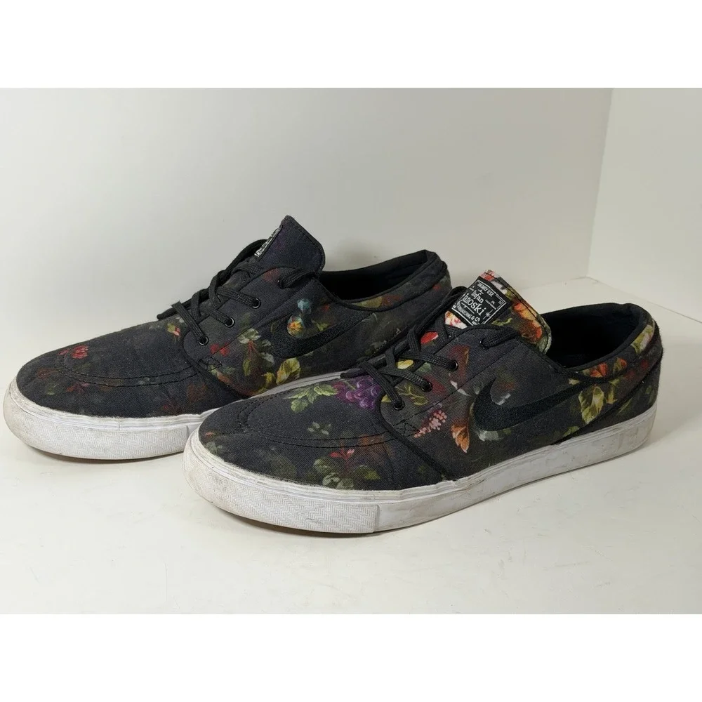 Nike Zoom‎ Stefan Janoski SB Canvas 'Multi-Color' floral print sneakers, Size 13